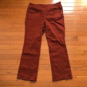 Belle by Kim Gravel Rust Red Bootcut Jeans